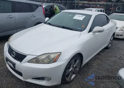 2010 Lexus Is 250C из США, поврежденный, VIN JTHFF2C25A2504405